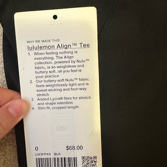 NEW - LULU ALIGN T SHIRT - Picture 4 of 4